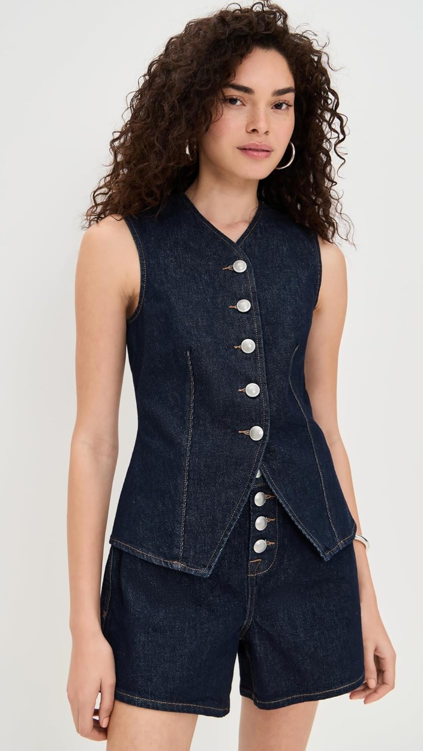 7 for All Mankind Womens Lady Vest - Image 2