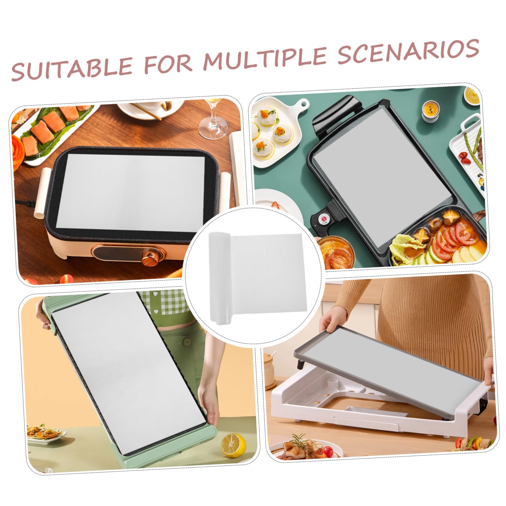 Silikon-backmatte Antihaft-material Rutschfest Ofenunterlage Backblechmatte Teigrollmatte Backmatte Für Backofen Einfach Zu Reinchen Wiederverwendbar