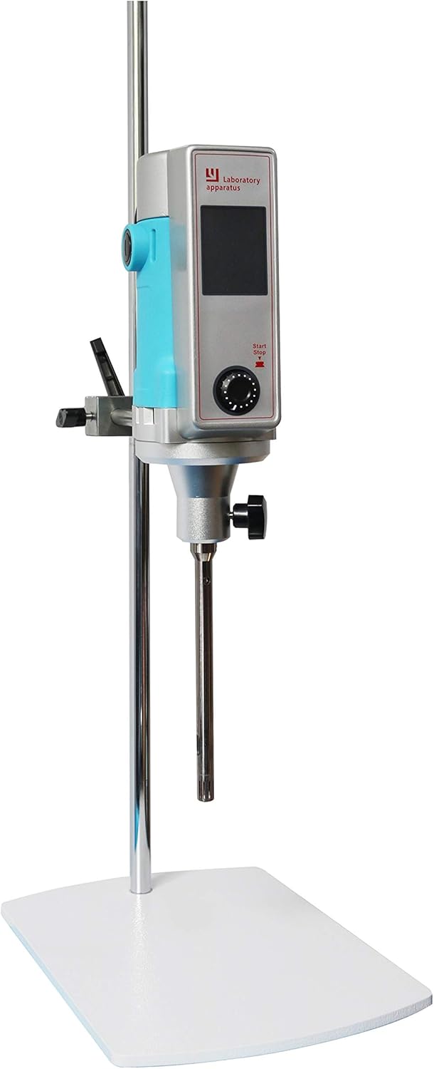 MXBAOHENG High Shear Mixer Disperser Emulsifying Machine Lab Homogenizer LYD500W-T 30~800ml 12G 1000mPa.s (220V)