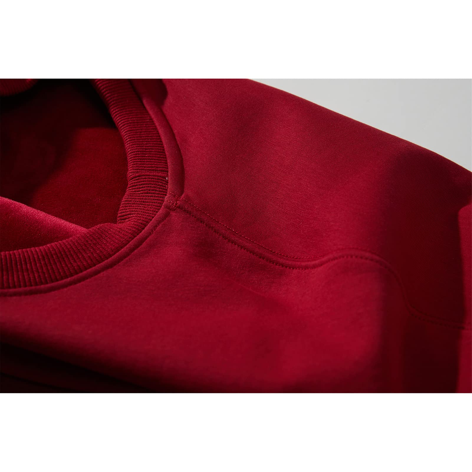 Herren Pullover Fleece Weich Sweatshirt Mit Langen Ärmeln Und Rundhals Casual Sweater Unisex Warmer Winter Pulli Für Männer Und Herren
