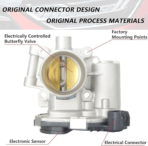 Miniatura 3 de 55565489 Reemplazo electrónico del cuerpo del acelerador para Cruze 2011-2016 Sonic 2012-2020 Trax Encore 2013-2021 1.4L