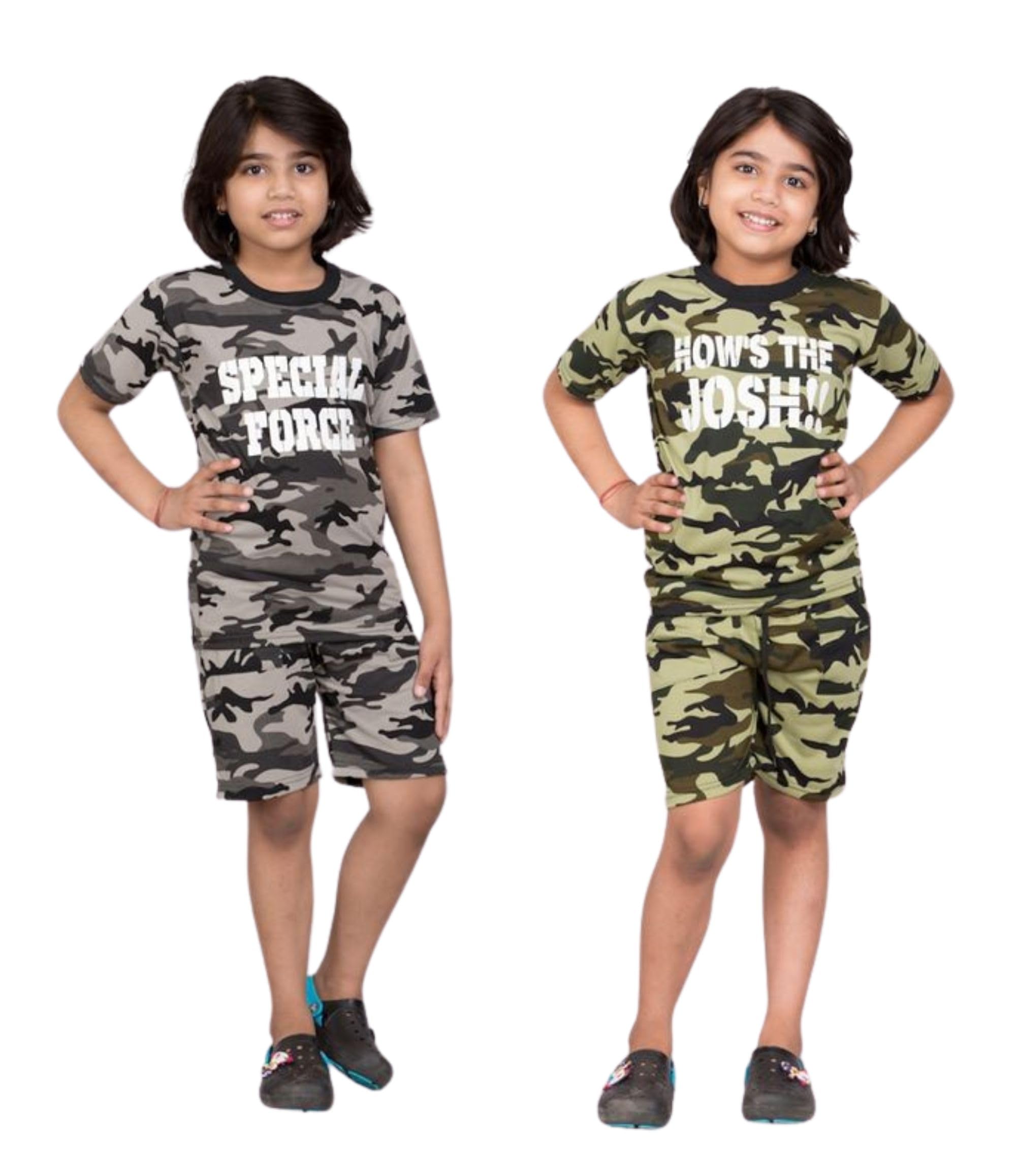 Stylish Casual T-Shirt and Lower Set for Boys & Girls - Perfect for Summer Playdates, Outdoor Adventures, and Everyday Comfort-image-44