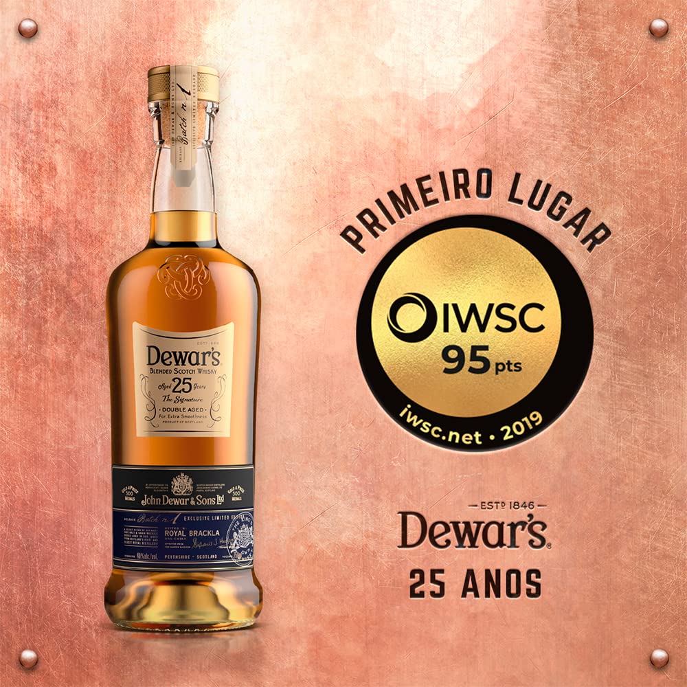 Dewar's 25 Year Old Blended Scotch Whisky 750 ml : Amazon.com.au
