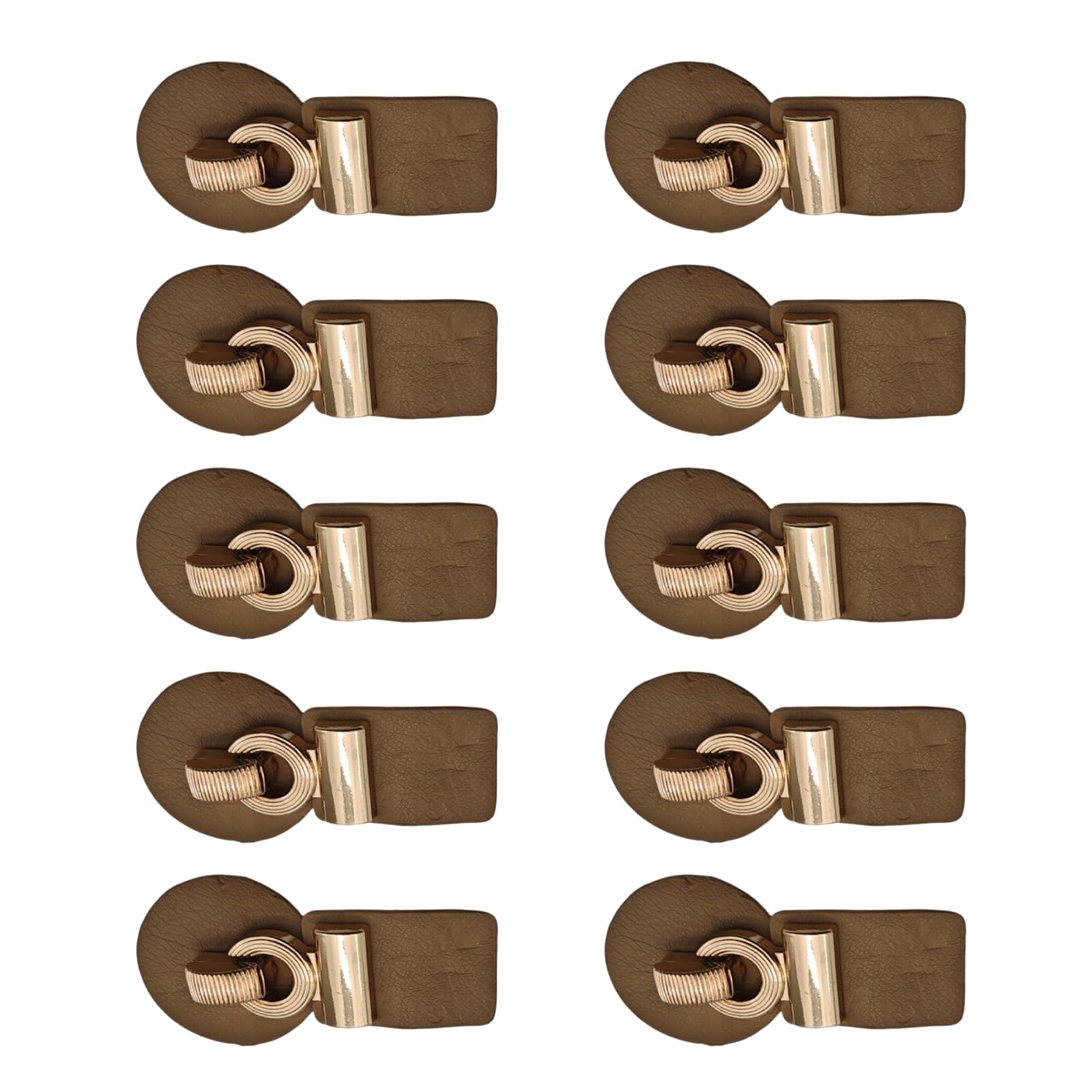 Boutons à bascule en cuir coupe-vent pour fermeture de manteau en laine