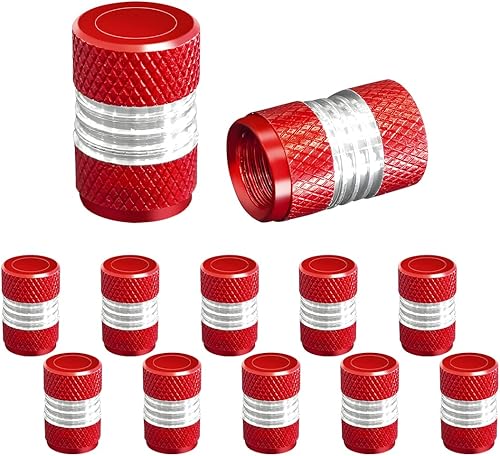 12 tapas de válvula de neumático de automóvil, resistentes a la corrosión, aleación de aluminio a prueba de fugas, accesorios universales para 12 tapas de válvula de neumático de automóvil, resistentes a la corrosión, aleación de aluminio a prueba de fugas, accesorios universales para