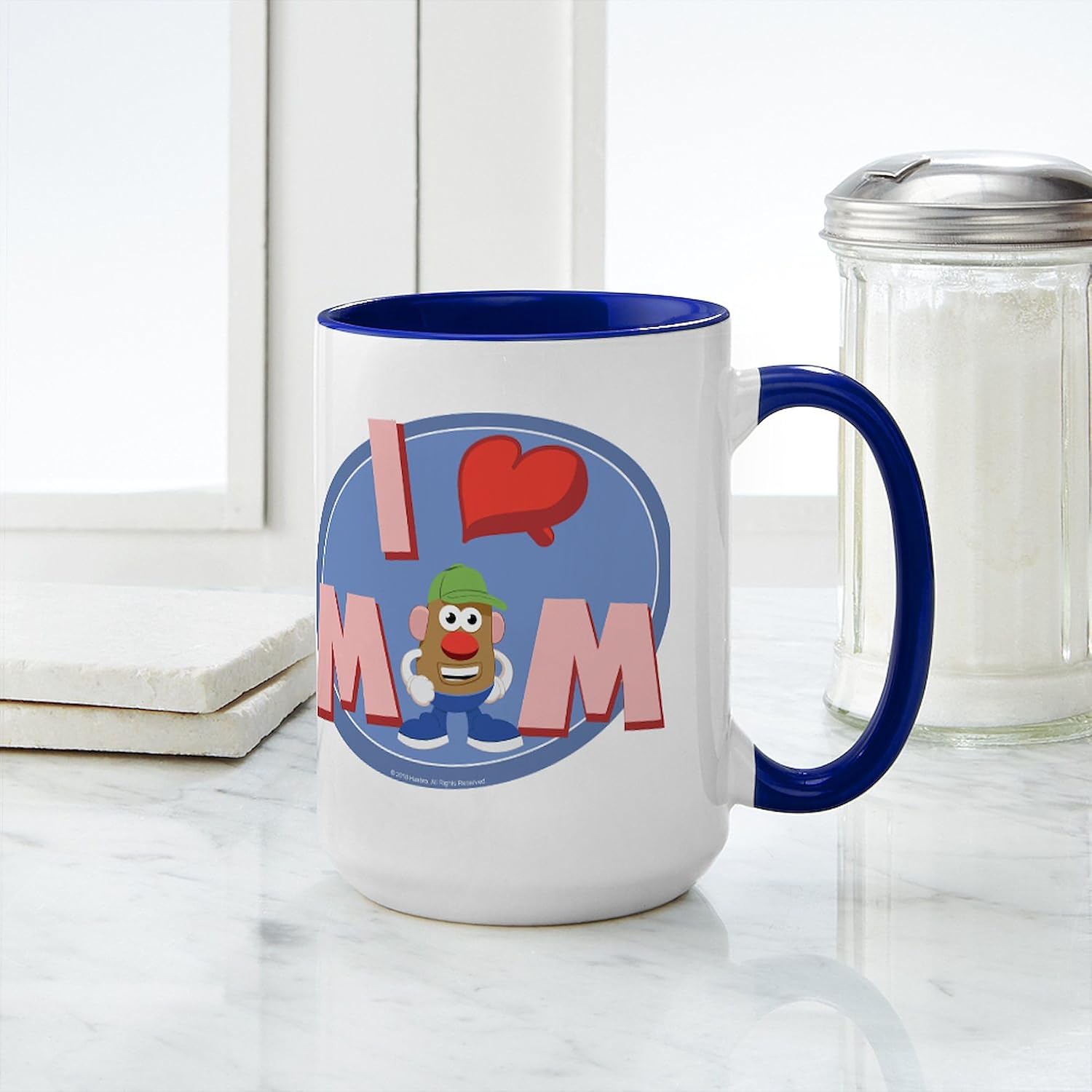 CafePress Mr. Potato Head I Heart M 15 Oz Ceramic Large Mug 15 oz (444 ml) Ceramic Coffee Mug