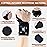INDEEMAX 2 Pack Copper Wrist Brace Support for Carpal Tunnel, Pain Relief, Arthritis, Tendonitis, Adjustable Wrist Braces Compression Wraps Both Hands, Fit for Men and Women, Black