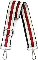 Vista 108 de Correa de Bolso Ancha Correa de Hombro Ajustable Correa de Repuesto Cruzada Correa de Bolso de Hardware Plateado