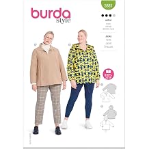 Burda Style X05881BURDA Misses' Casual Jacket Sewing Pattern Packet, Design Code B5881, Sizes 18-28 44-54