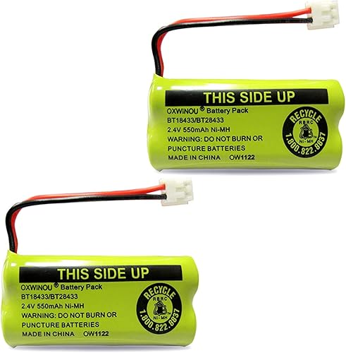 Miniatura 8 de BT18433 BT28433 BT184342 BT284342 BT183348 BT283348 BT-1011 - Batería de repuesto compatible con teléfono CS6209 CS6219 CS6229 DS6151