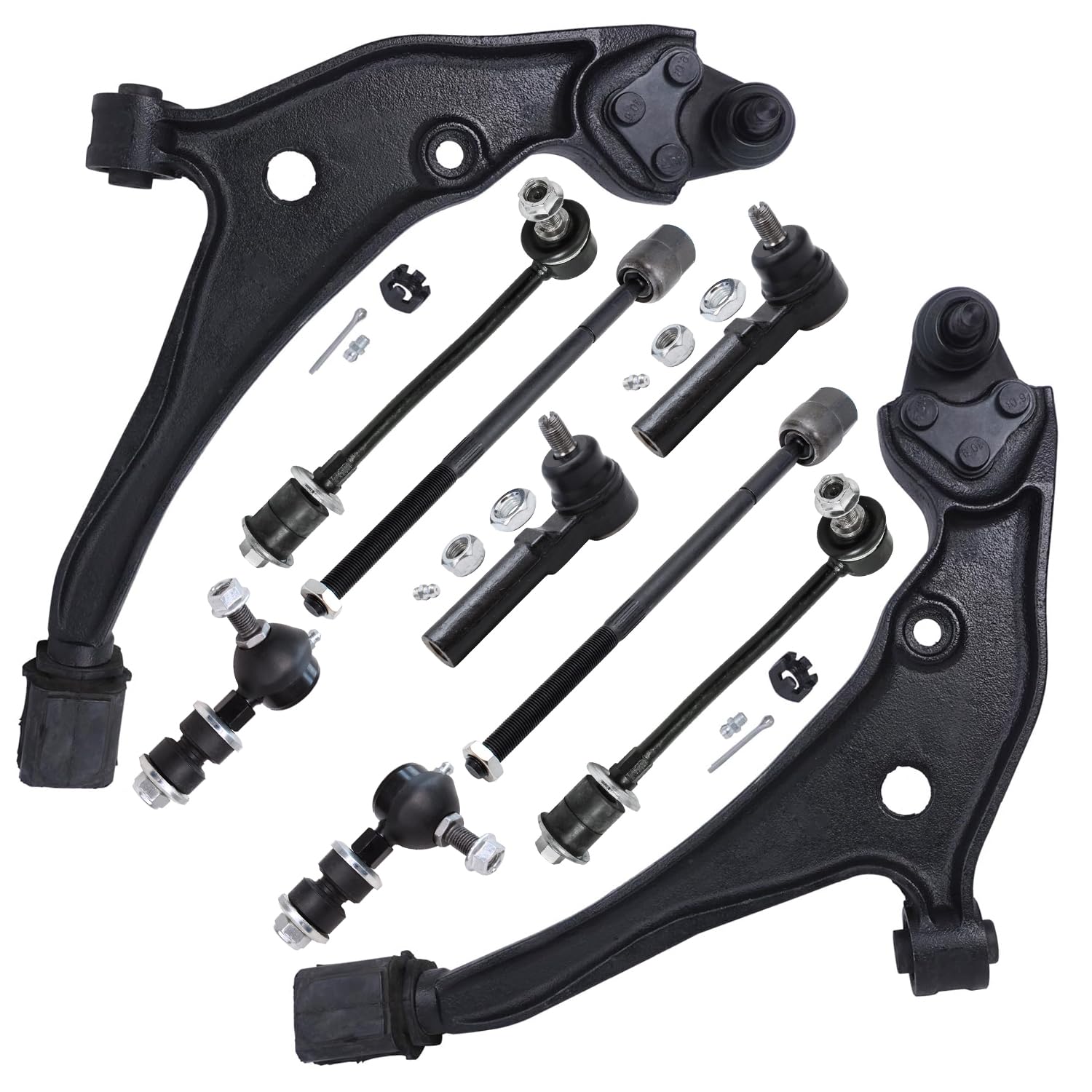 Detroit Axle - 10pc End Suspension Kit for 1999-2002 Mercury Villager