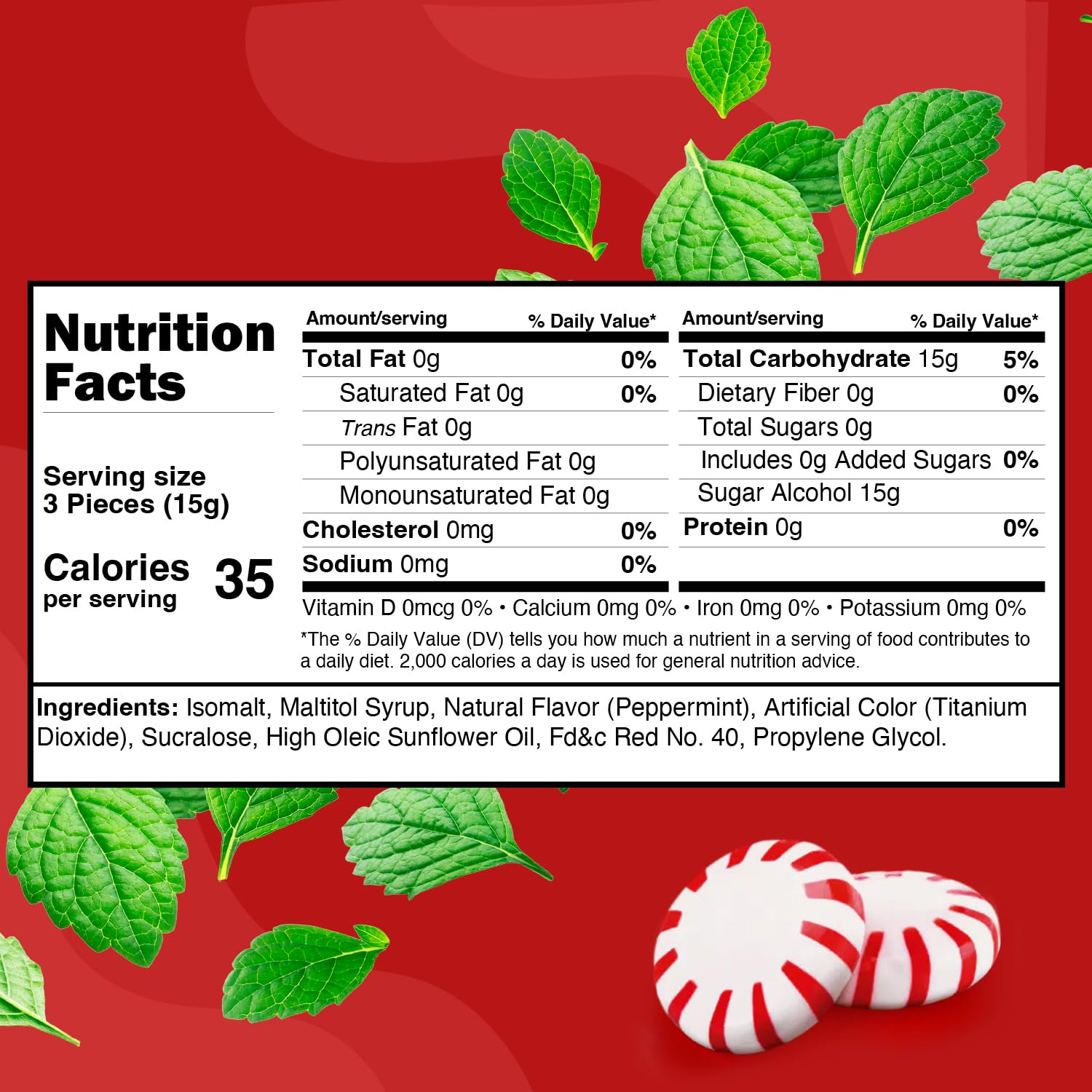 Starlight Peppermint Candy 5 Pound - Bulk Individually Wrapped Hard Mint Candies - Classic Red & White Peppermint Mints for Candy Bowls, Offices, Parties & Holiday Treats (Approx 400 Pieces)