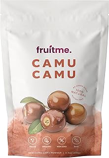 Raw Certified Organic Camu Camu Powder Freeze-Dried 100g - Vitamin C Rich Superfood - Highest Vitamin C Superfruit - A Natural Peruvian Berry by FruitMe …