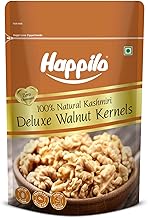 Happilo Deluxe 100% Clean and Natural Akhrot 200g | Walnuts without Shell | Natural Kashmiri Walnut Kernels | | Rich in Protein, Iron & Antioxidants | Premium Akhrot | Rich Source of Omega-3
