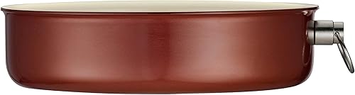 Miniatura 2 de Tramontina - 1 Olla de hierro fundido cubierta de cerámica de 5 cuartos de galón color cobre metálico estilo 80110050DS