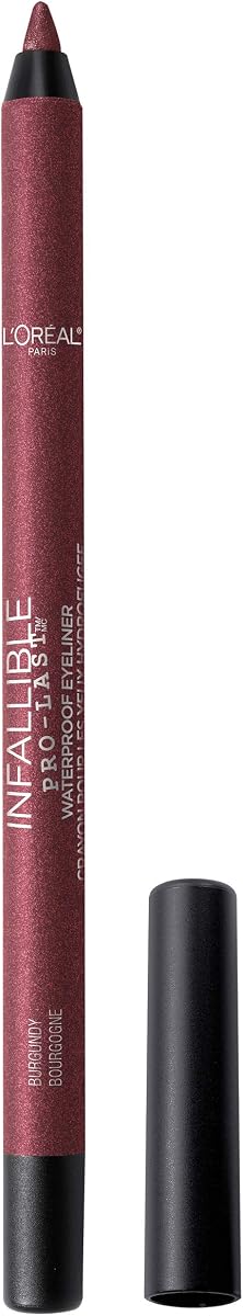 Makeup Infallible Pro-Last Pencil Eyeliner, Waterproof and Smudge-Resistant, Glides on Easily to Create any Look, Burgundy, 0.042 oz.