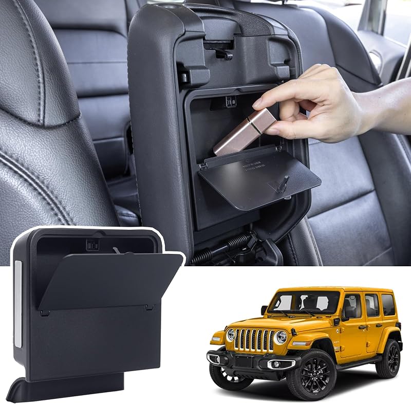 Caixa Oculta para Console Central JKCOVER Jeep Wrangler JL/JLU e Gladiator JT