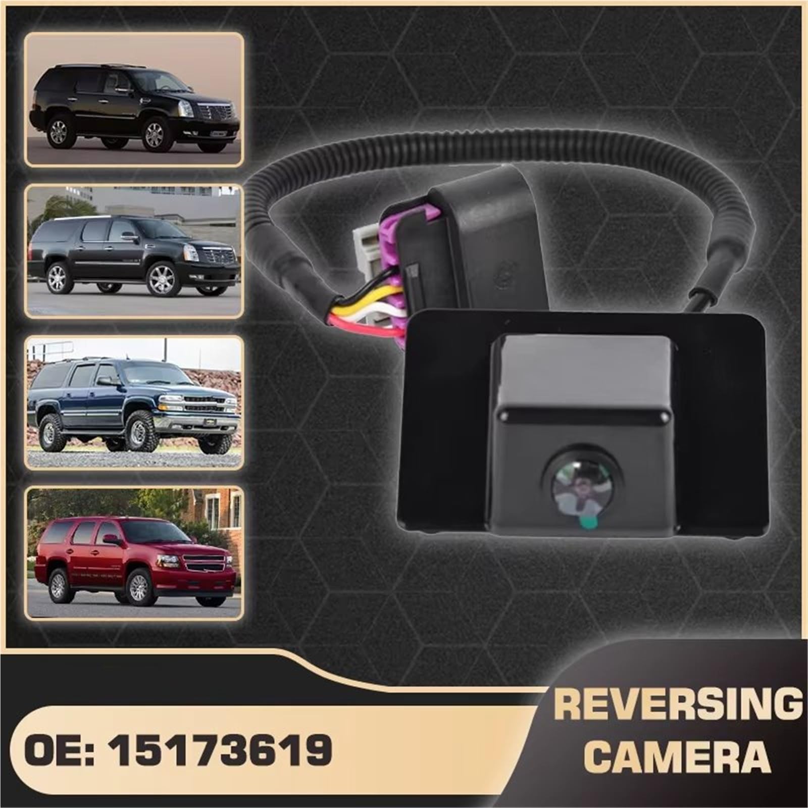 Camera Arrière pour Cadillac pour Escalade Caméra Recul Voiture | MK3 pour banlieue 1500 2500 pour Tahoe MK3 caméra de recul 15173619