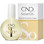 CND SolarOil Cuticle Oil, Natural Blend Of Jojoba, Vitamin E, Rice Bran and Sweet Almond Oils, Moisturizes and Conditions Skin, Pack Of 1, 2.3 oz.