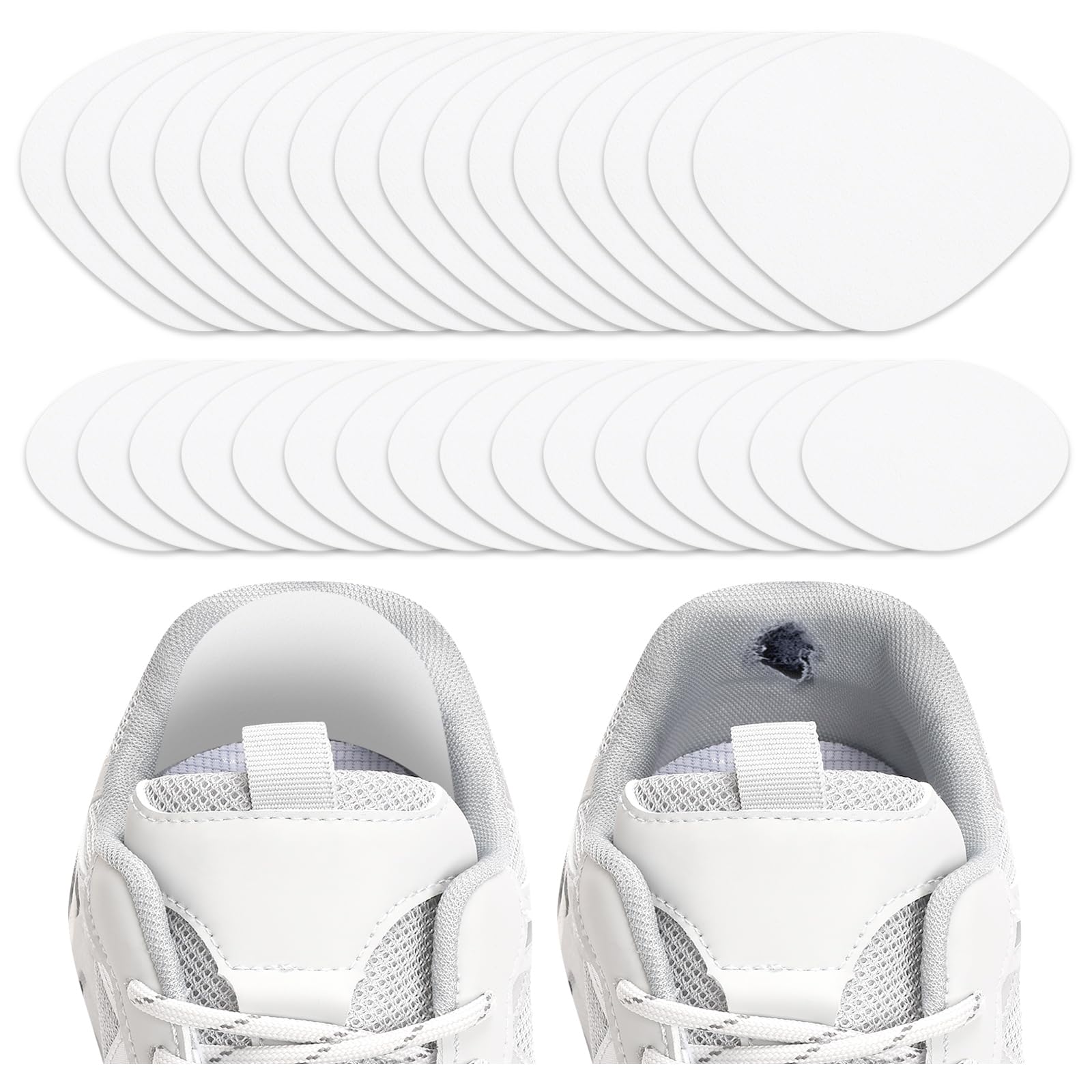 Shoe Heel Repair, 16 Pairs Inside Shoe Heel Patch Pad for Holes