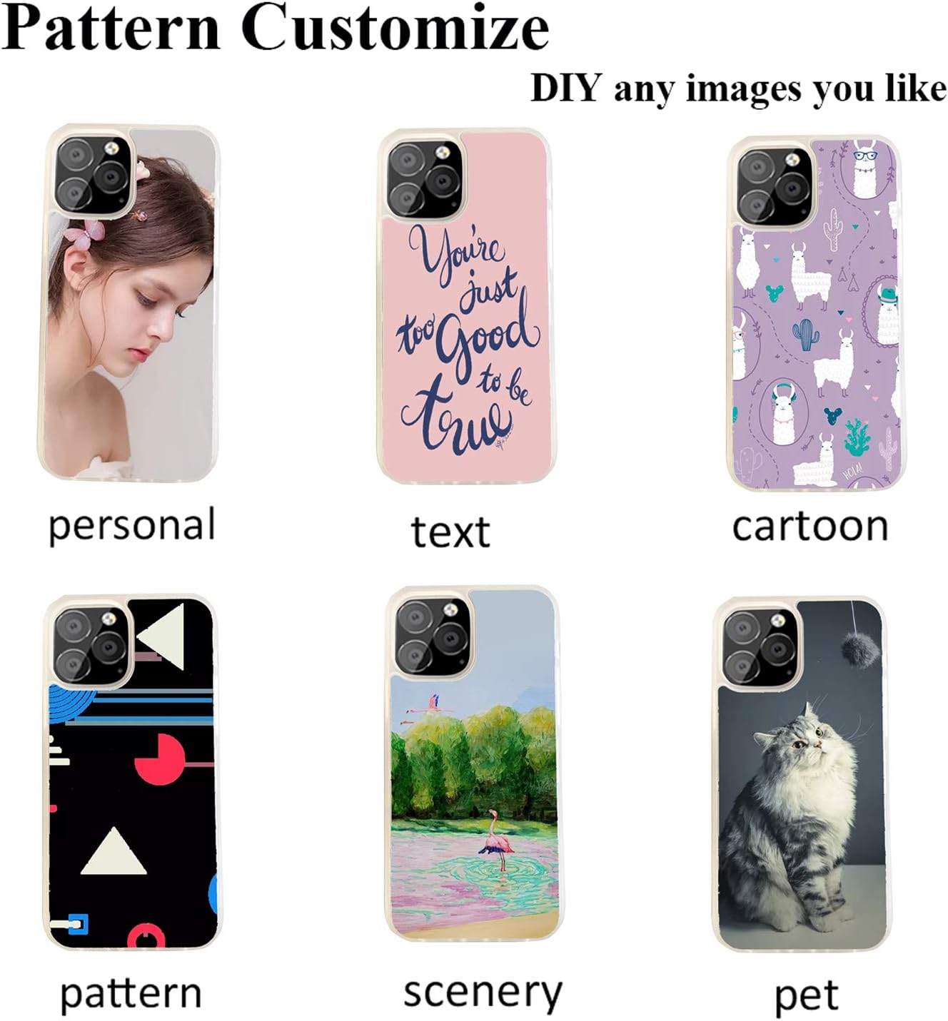 JUSTRY 10PCS Clear Sublimation Blanks Phone Case Bulk Covers Compatible with Apple iPhone 13, 6.1 Inch (2021), Easy to Sublimate DIY, 2 in 1 2D Soft Rubber TPU with Insert Aluminum No Glitter
