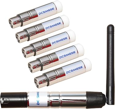 DMX Wireless, 6PCS DMX512 DMX Dfi DJ 2.4G Wireless 5 Receiver & 1 Transmitter Stage Lighting Control