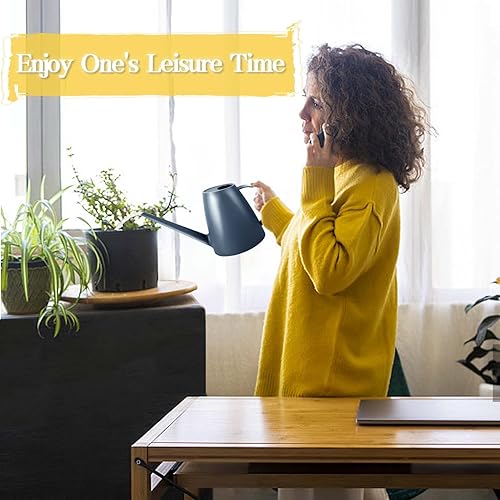 Miniatura 5 de Regadera para plantas de interior, pequeñas regaderas para plantas de casa, flor de jardín, lata de agua de boquilla larga para plantas de riego al