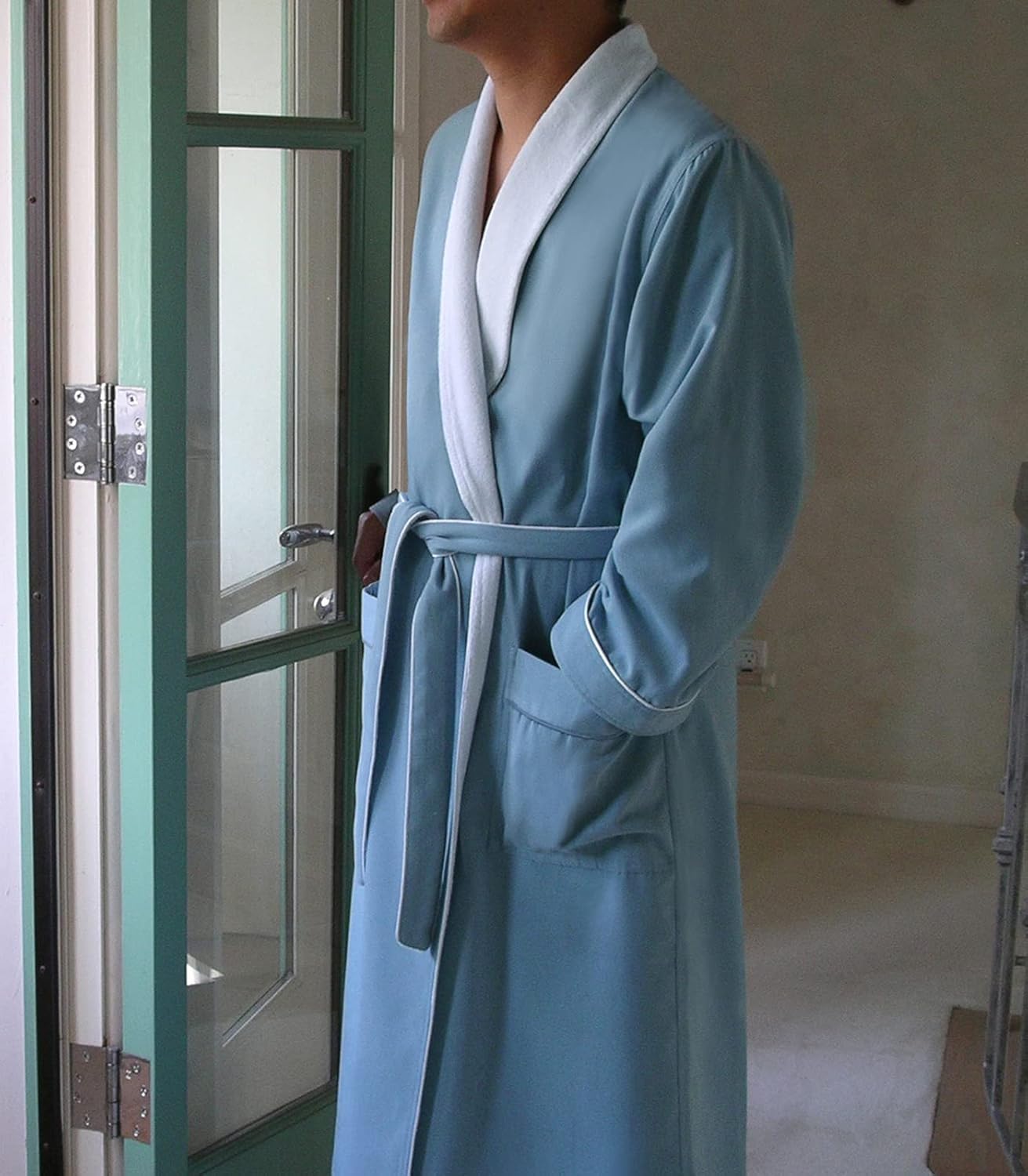 Plush Necessities Luxury Spa Robe - Microfiber with Cotton Terry Lining - Image 5