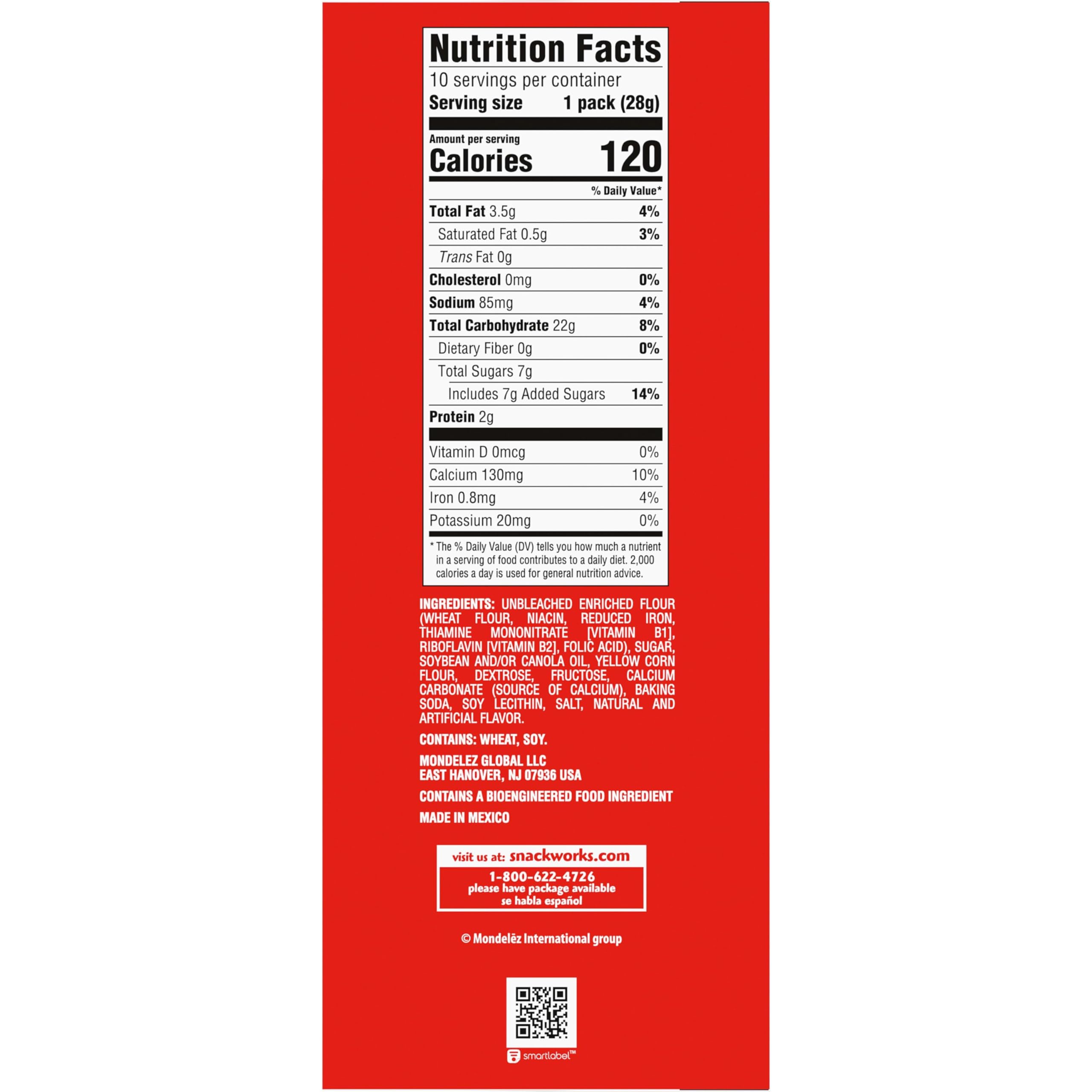 BARNUMS Original Animal Crackers Kids Snacks 10 Snack Packs — view 3