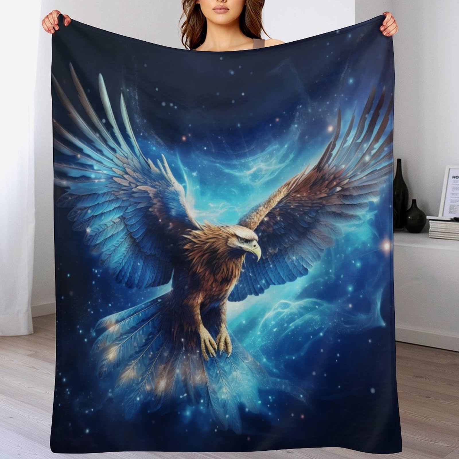 Couverture aigle lavable en machine pour éliminer le froid en hiver