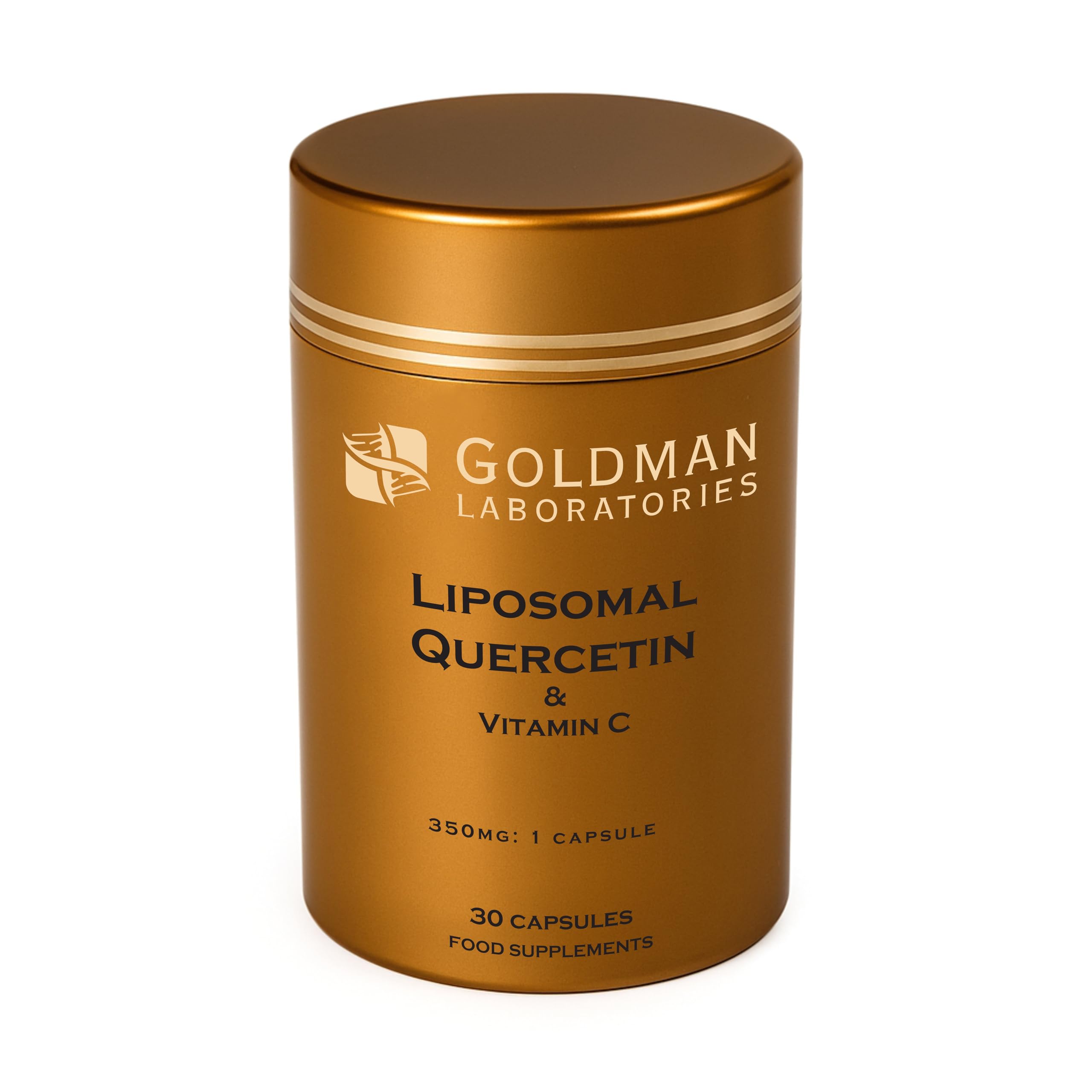 Liposomal Quercetin - Goldman Laboratories - 30 gélules végétales avec vitamine C - Antioxydant - Anti-inflammation - Immunité