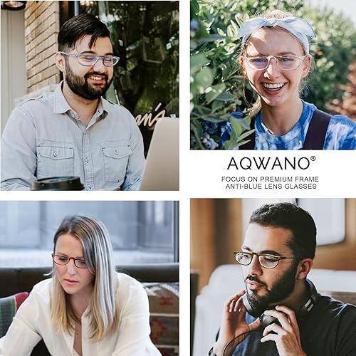 Miniatura 5 de Lentes de lectura de media luna con bloqueo de luz azul 4 pares de lectores de computadora para mujeres y hombres filtro antirreflejos filtro de