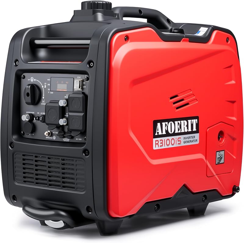 3500 Watt Generator Portable Inverter Power RV Camping CO Protect | Lightweigh CO Protect, tailgating, blackout backup, medical emergency, farm, high temp, hurricane