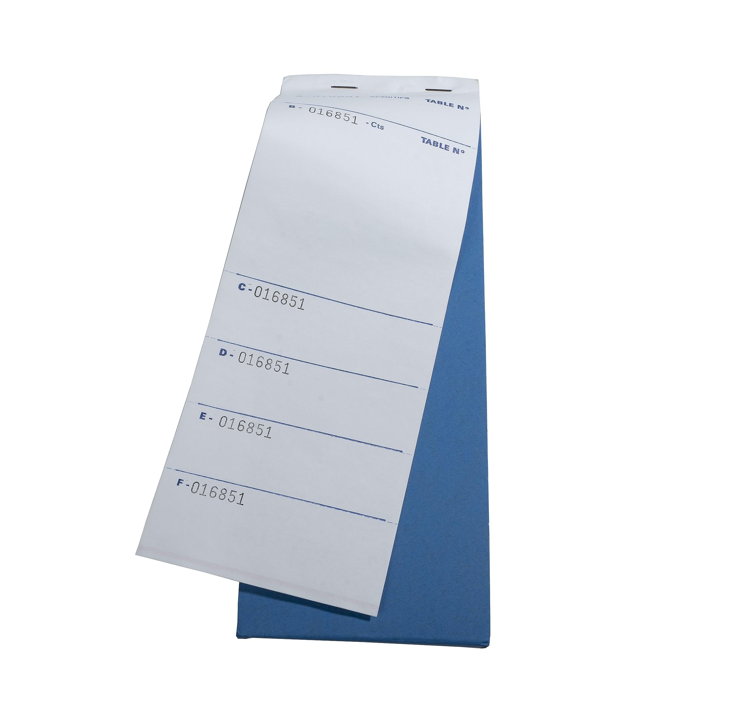 Exacompta - Réf. 96207E - Carton de 50 blocs Brasserie, Restaurant, Pizzeria - Carnet pour la prise de commande - 50 feuillets autocopiants en 2 exemplaires numérotés - Format 9,6 x 26 cm