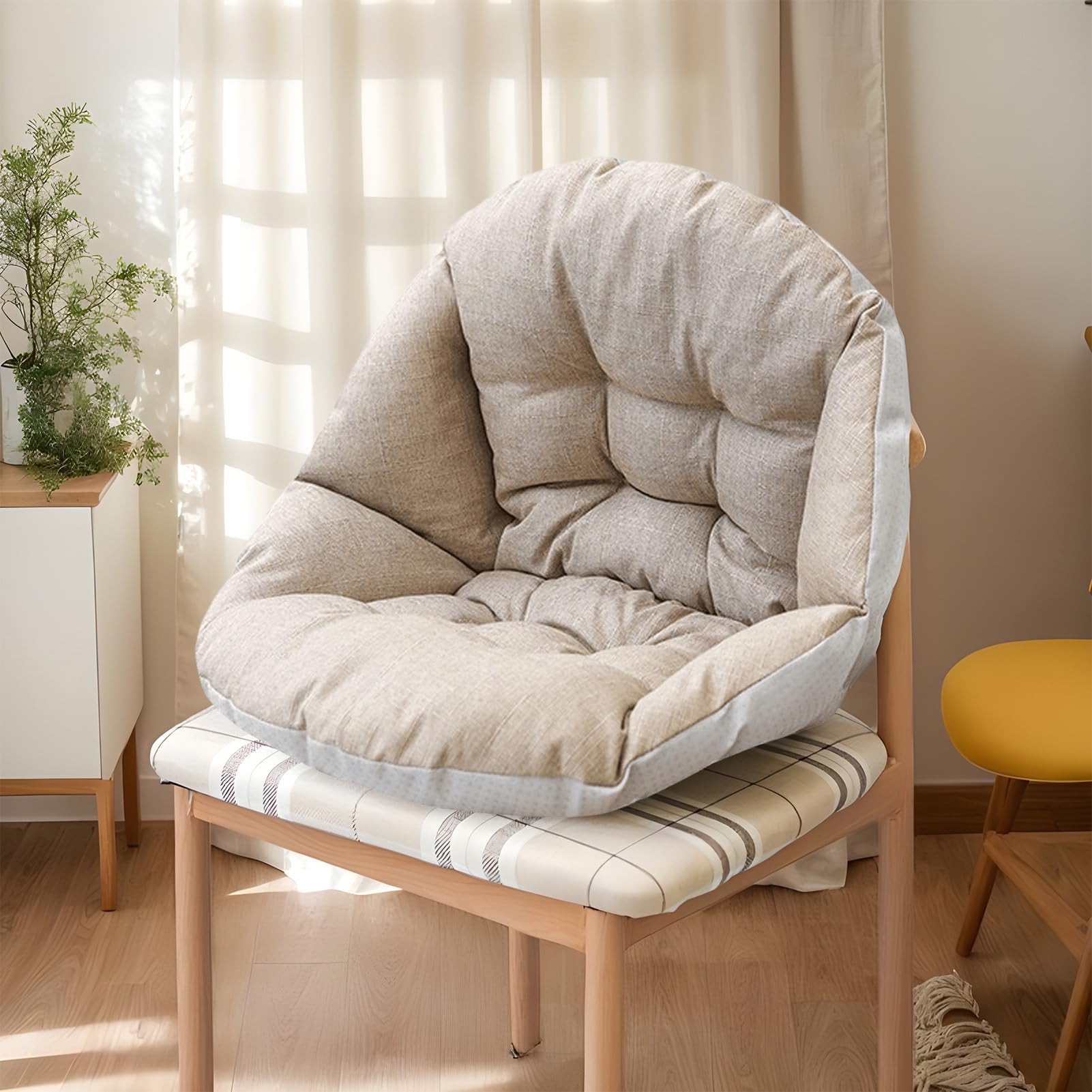 Eiersessel Ersatzkissen 45x45 cm Hängeschaukelkissen für Innen & Außen Sitzauflage für Korb Eiersessel Hängemattenkissen für Büro Wohnzimmer Schlafzimmer