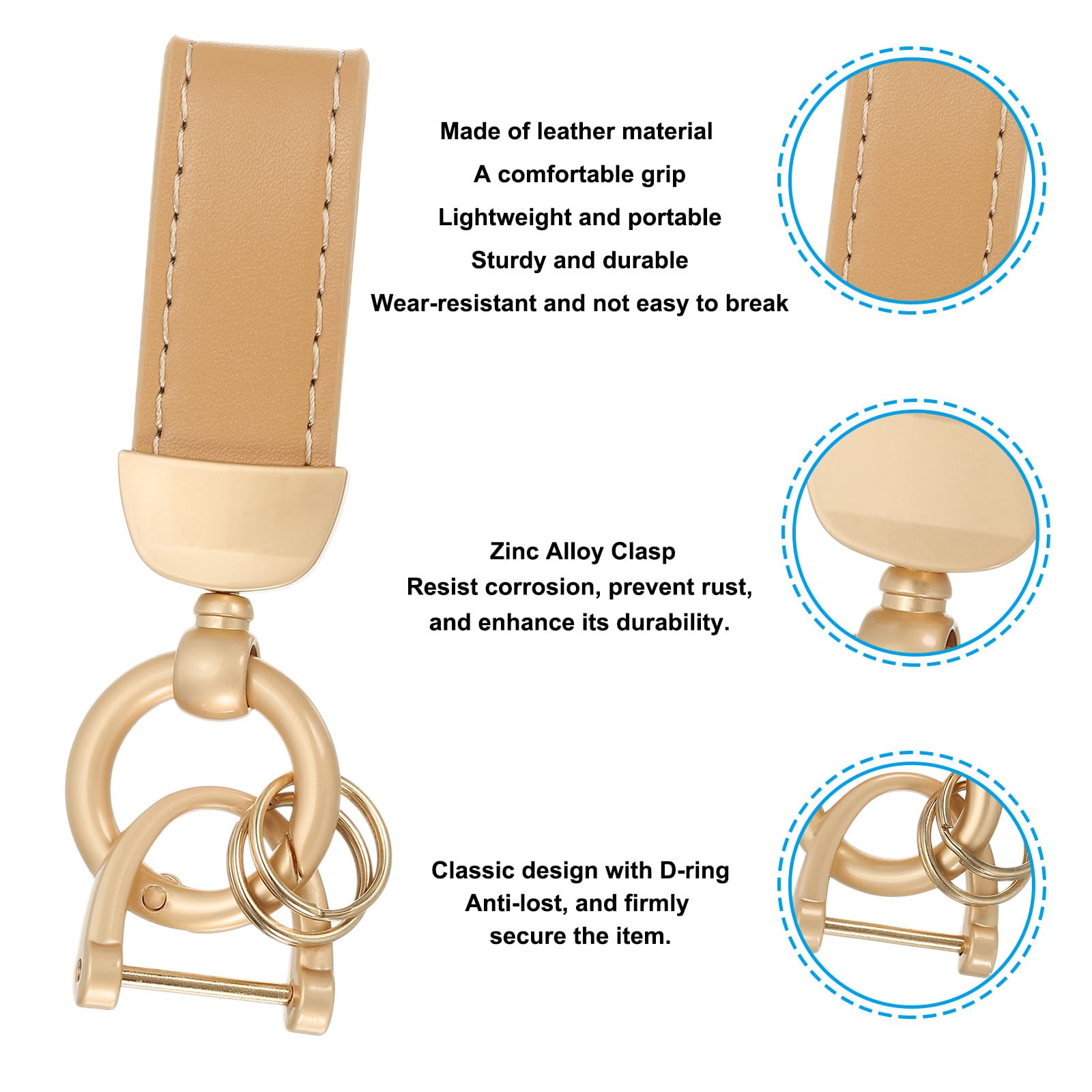 PATIKIL Leather Car Key Chain - Image 4