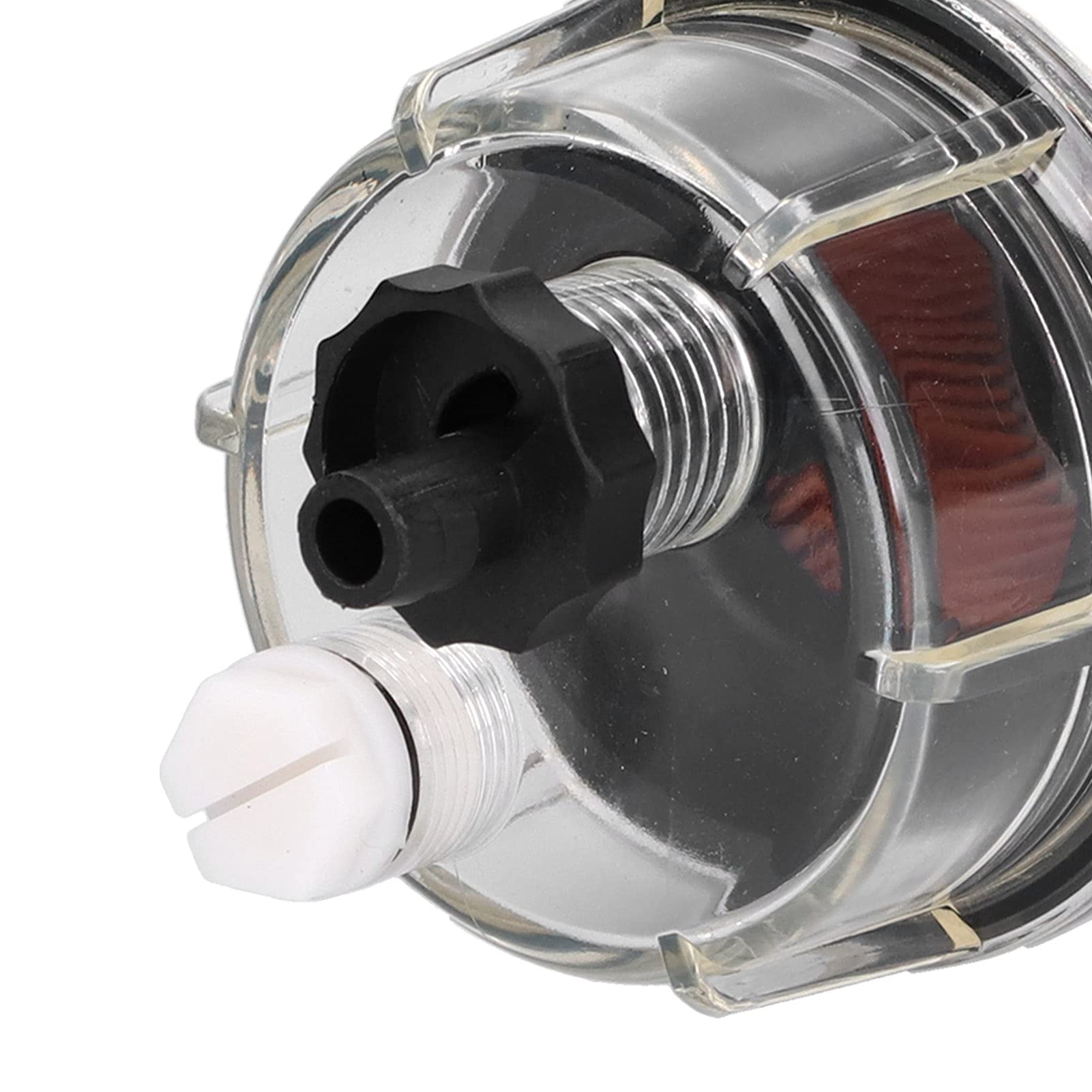 Aramox Separador de Agua del Filtro de Combustible Marino, 30GPH Tasa de Flujo, con Drenaje de Autoventilación, Reemplazo R12T, Giratorio