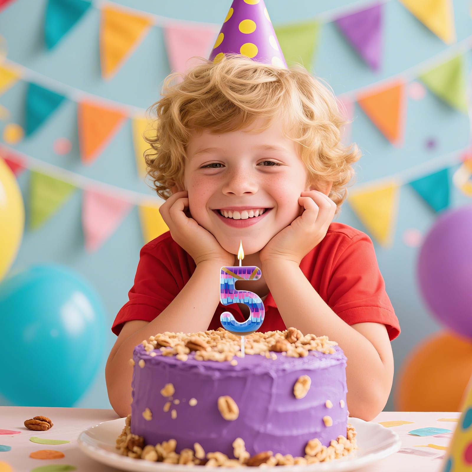 Bougie Nombre 7 Multicolore Gateau Anniversaire | Bougies Fontaines gâteau anniversaire Bougie Nombre 7 Multicolore Gateau Anniversaire | Bougies Fontaines gâteau anniversaire