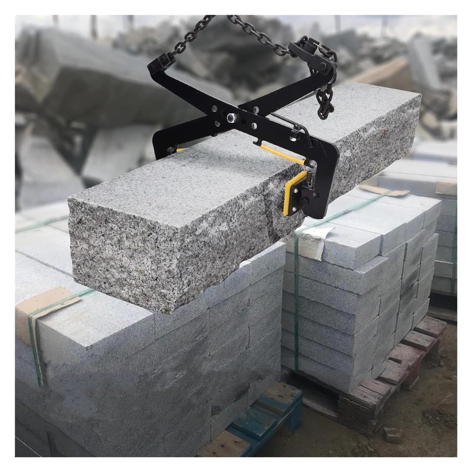 Lifting Clamp Granite Slab Lifting Clamp Adjustable Range Heavy Duty Stone Scissor Lifter Clamp for Carrying and Vertical Transport,Granite Slab Lift Clamps(12in)