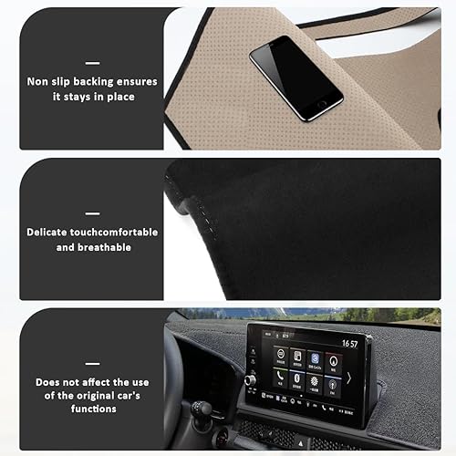 Miniatura 3 de auovo Protector de consola central para salpicadero, protector solar, tapete para salpicadero, compatible con Honda CRV CR-V 2022 2023