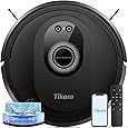 Smart Robot Vacuum and Mop Combo, 5500Pa Suction Power, LiDAR Mapping, Alexa & App Control, 120-Minute Runtime, Ideal for Pet Hair, Carpets, and Hard Floors (B20-3)