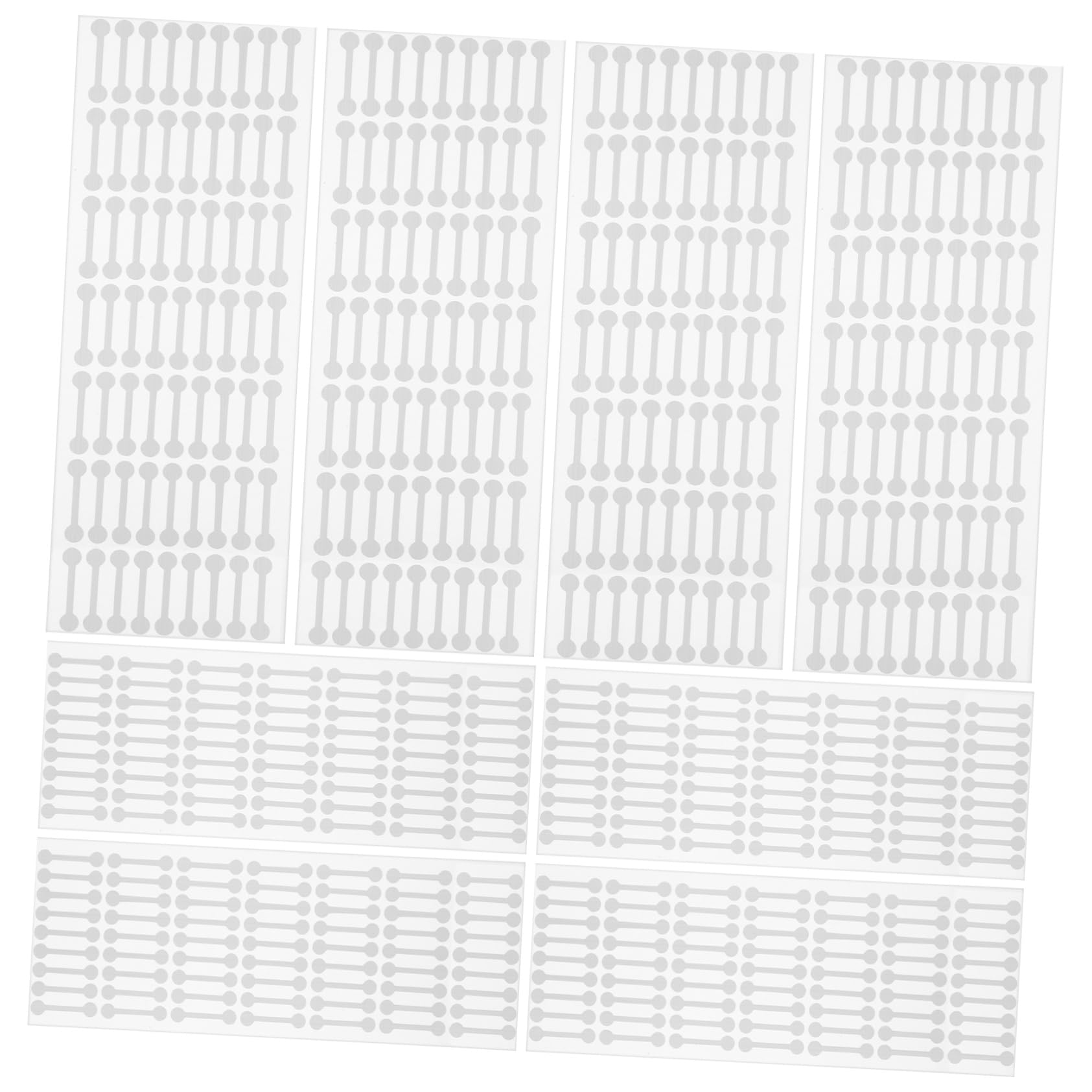 OSALADI 3 Set Adesivo Sigillo Cucina Etichetta Adesiva Impermeabile Avvolgere Etichette A Prova Di Manomissione Strisce Adesive Adesivi Se Stesso Argento Autoadesivo in Pvc 500 Pezzi * 3
