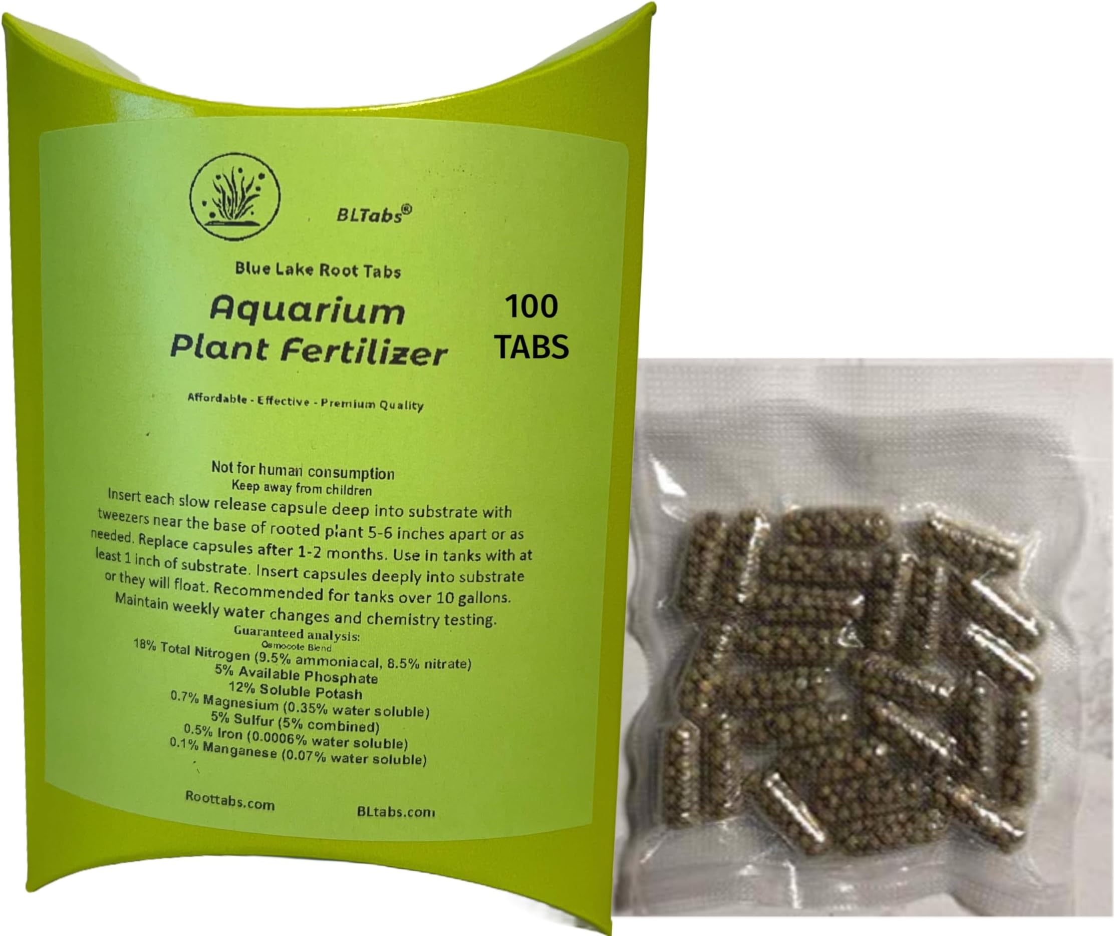 100 Count| Aquarium Plant Fertilizer | BLtabs®