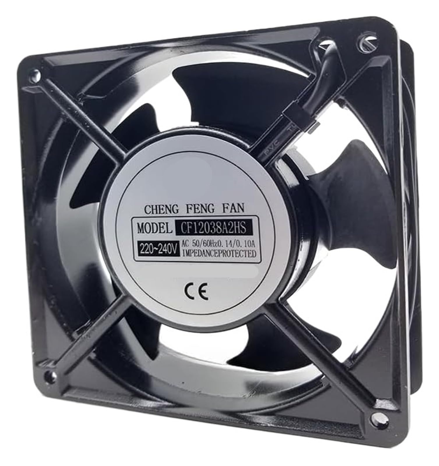YUIDVJQWS CF12038A2HS AC 220V-240V 0.14A/0.1A 50/60HZ 12038 12cm 120 * 120 * 38mm 2 Wires Cooling Fan