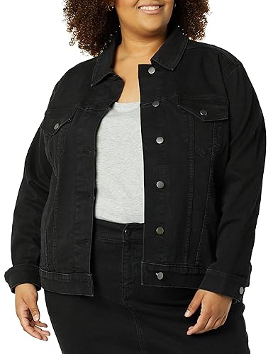 Amazon Essentials Women's Denim Jean Jacket (Available in Plus Size)