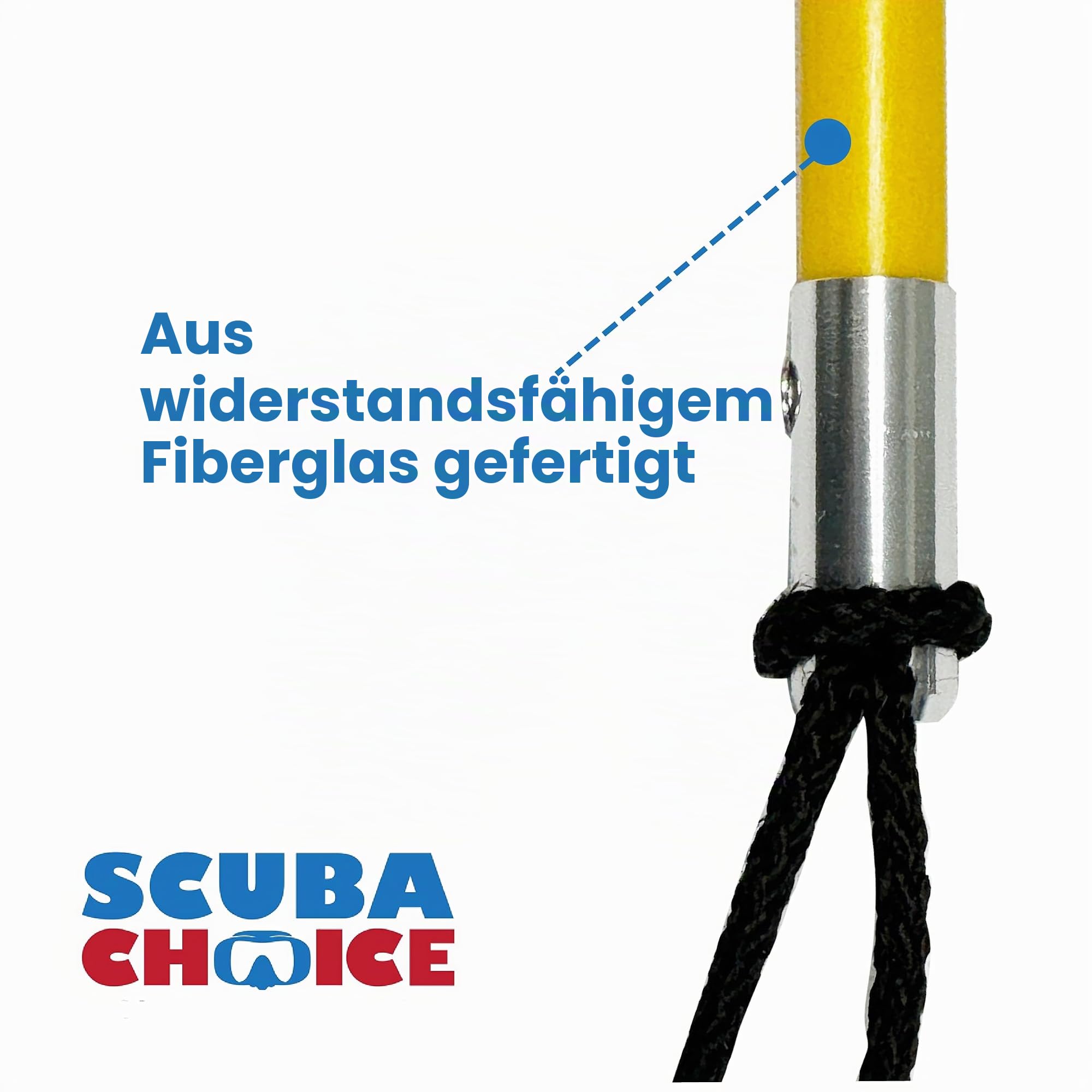 Scuba Choice speerfischen 5 'Faser Glas Travel 2piece Hawaiian Sling Stange Spear 3 Tipps Set