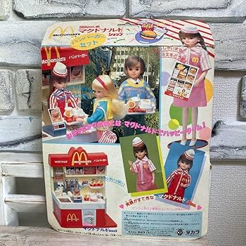 リカちゃん マクドナルドショップ セット McDonalds store Playset : Licca-chan Doll Toys Miniature