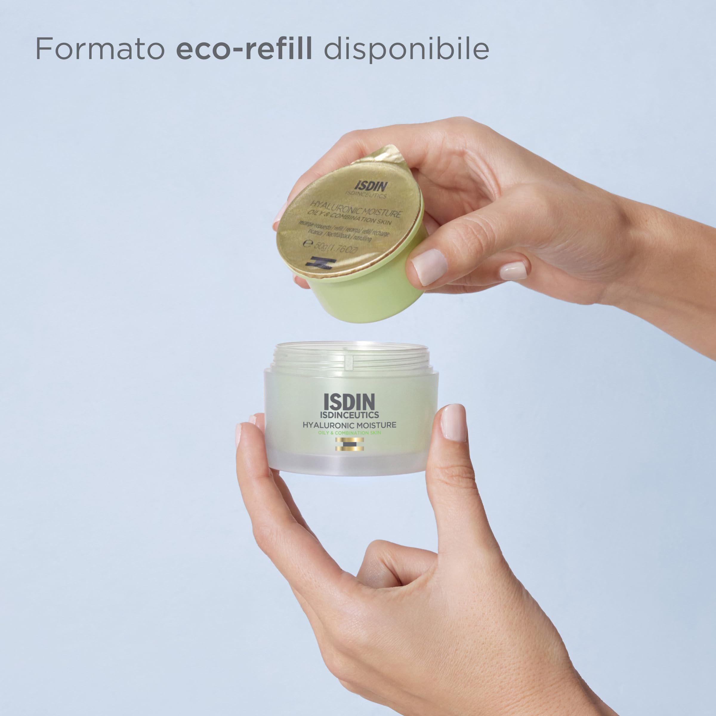 ISDIN Isdinceutics Hyaluronic Moisture (50 g) | Crema Viso Idratante con Acido Ialuronico Puro