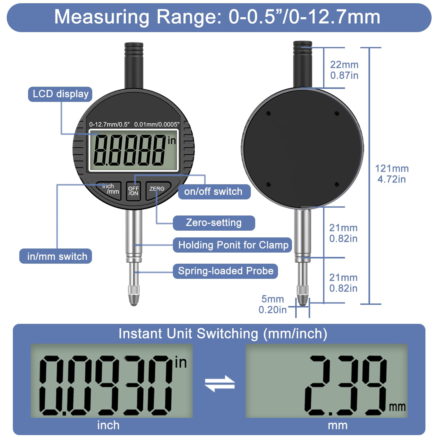 Digital Dial Bore Gauges - Measure Engine Cylinders -4 Digital Dial Bore Gauges - Measure Engine Cylinders -4