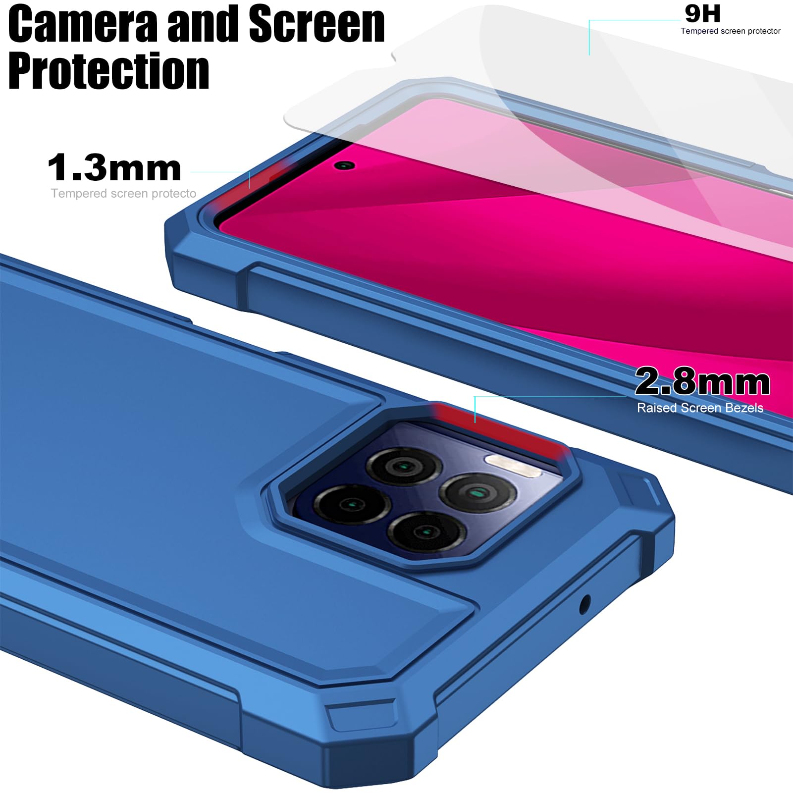 T Mobile Iphone Ailiber Case For T-Mobile Revvl 6, 5G Pro With